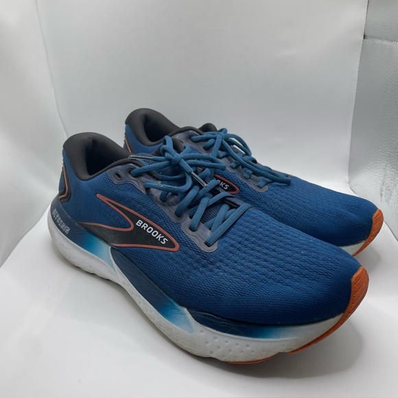 Brooks Glycerin 21 Sneakers Men's Size 12 Activewear Nitrogen Injected Blue Run - Picture 1 of 7